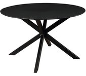 Mesa de mesa y sillas de jardín ronde de aluminio - d. 120 cm - antracita - portofino de mylia