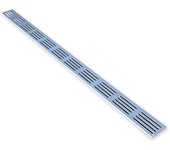 Rejillas de aluminio para canal stardrain y xsdrain easy - line eco - corten cuadrícula de 100 cm
