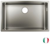 Hansgrohe s71 660 fregadero empotrado bajo encimera de 1 seno sin desagüe en acero inoxidable