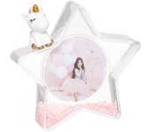 Atmosphera - marco infantil unicornio - d5 -8 cm - rosado