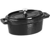 Mini cazuela ovalada de hierro forjado vogue y264