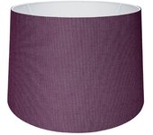 Paralume deco mdl3567 en tela morada h24.5xl38