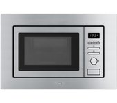 Smeg fmi017x horno microondas empotrable con grill 20 l 800 w acero inoxidable