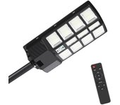 Farola solar de 400 w con sensor de movimiento, iluminación de seguridad exterior impermeable (paquete de 3)