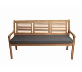 Cojín para banco de jardín 150x50x7cm asiento, cojín para banco de jardín antracita, cojín para columpio de jardín, cojín de asiento plano