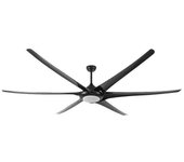 Ventilador de techo moncayo dc led 30w 3-4-6k blanco/negro - negro