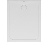 Plato de ducha antideslizante 100 x 80 villeroy et boch lifetime plus cerasoft cerámica blanca