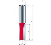 Broca recta de doble filo freud - ø12 h50,5/98 q12 z2 - f03fr01537 -12-12812p