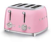 Tostadora 4x4 smeg rosa tsf03pkeu