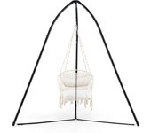 Soporte para hamaca, soporte para silla colgante, estructura metálica robusta, soporte para columpio interior y exterior, capacidad de 200 kg, para pa