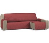 Funda cubre protector sofá chaise longue nina rojo 240cm s&t sofa covers