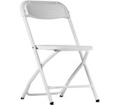 Pack 4 sillas big alex chair blanco con alta capacidad de carga de zown