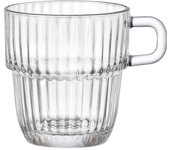 Bormioli rocco pack de 12 tazas de té barshine sin plato en cristal transparente 25 cl