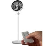 Ventilador de pie vencejo motor ac 45w blanco