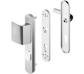 Juego de seguridad blindado blindomax manilla + manilla disec i llave - plata - a0p55d1f f6