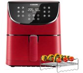 Cosori - freidora de aire premium chef edition rojo 5,5 litros