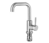 Grifo extraíble para fregadero de acero inoxidable silver