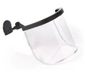 Protector facial con aro de aluminio safetop superface combi