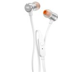 Auriculares intrauditivos jbl tune 290/ con micrófono/ plateados