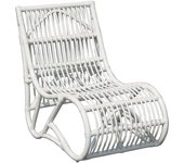 Sillón de ratán natural chillvert parma 61x94x85 cm blanco