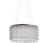 Searchlight beatty 8 ljus takhnge krom med kristaller, g9
