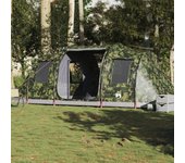 Tienda de campaña túnel para 4 personas impermeable camuflaje v6538 4 personas / verde