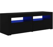 Mueble tv multimedia estantería para televisión buffet para televisión comedor salón dormitorio con luces 02_0026524