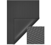 Wiltec lona solar para piscina 4x6 m rectangular negra cubierta térmica de burbujas cobertor para protección de piscinas