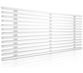 Cabecero osaka cabecero de listones acabado blanco para camas de 135 (145 x 50 cm) sueños zzz
