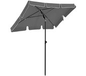 Sombrilla rectangular para balcón 1,8 x 1,25 m sombrilla de lona con protección upf 50+ con revestimiento 12_0001784