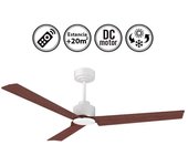 Ventilador de techo con luz silencioso dc con mando anne blanco 127 cm invierno-verano