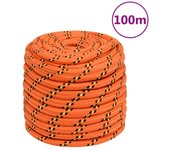 Vidaxl cuerda de polipropileno naranja 18 mm 100 m