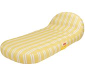 Flamingueo tumbona hinchable flotador piscina pvc amarilla