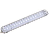 Luminaria doble estanca para tubo led t8 150cm ip65 (carcasa vacía) - silamp