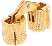 Bisagras de puerta oculta con bisagra giratoria y pivotante para gabinetes de cocina.