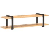 Mueble para tv de madera maciza de mango rugosa 160x40x40 cm