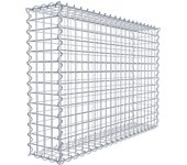 Gavión 100 cm x 70 cm x 20 cm (l x h x p), mailles 5 x 5 cm, espiral - diámetro del cable 4 mm