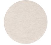 Benuta - alfombra de algodón ron crema ø 240 cm redondo