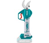 Total tools - tijera de poda eléctrica a batería p20s de 20 v | máquina recorta setos y árboles | especial para jardín | máxima capacidad de corte: 30