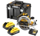 Dewalt dcs573h2t-qw sierra circular advantage 18v xr 5ah li-ion sin escobillas 190 mm