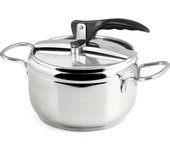 Olla a presión de acero inoxidable inoxpran de 3,5 litros color gris