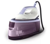 Philips 3000 series psg3000/30 estación plancha al vapor 2400 w 1,4 l suela de cerámica púrpura, blanco