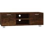 Mueble tv multimedia estantería para televisión buffet para televisión comedor salón dormitorio roble ahu 02_0027322