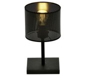 Lámpara de mesa jordan, acero, negro, epikasa