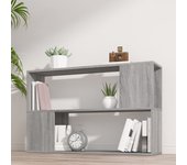 Estantería de madera contrachapada gris sonoma 100x24x63 cm v6922 unico / gris