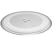 Vhbw placa de microondas compatible con lg mh6588zrf, mh6588zrf00 microondas - plato giratorio con soporte en y, vidrio, 32,4 cm