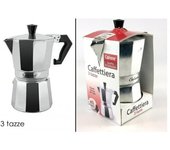 Cafetera cubana de 3 tazas.