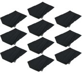 Vhbw 30x filtro espuma para secadora, intercambiador de calor compatible con miele 9057930, 9688381