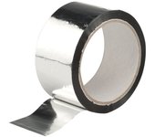 Maclean - rollo adhesivo de aluminio para la colocación de subsuelo de parquet 50mmx50m
