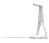 Auriculares/soporte para auriculares - the g-lab - k-stand hydrogen - 2 puertos usb - blanco
